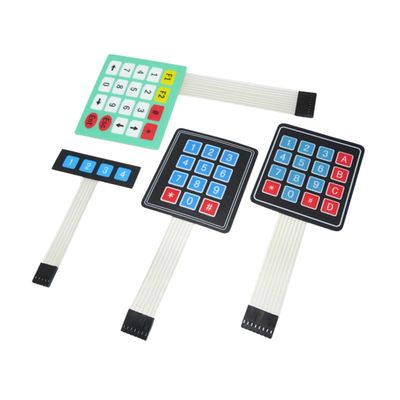 TGEINHVDU 4 12 16 20 Key 4 * 4 Membrane Switch Keypad 1X4 3X4 4X4 4 * 5 Matrix Array Matrix Keyboard for Smart Car New