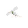 DGZZI 2PCS Mini Mobile Phone Fan 2 in 1 Compatible with Tablet Light Blue Walking Portable Silent Gift Summer Accessories White view 2