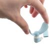 DGZZI 2PCS Mini Mobile Phone Fan 2 in 1 Compatible with Tablet Light Blue Walking Portable Silent Gift Summer Accessories White view 4