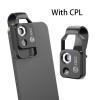JOEBO Microscope Kit 200X Cellphone Microscope Lens with CPL Portable LED Light Macro Lens Microscope Lens Adapters(Black Lens with CPL) view 2