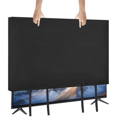 TV Cover Moving Box 70 to 75, Dust and Scratch Resistant Felt TV Screen Cover with Bottom Straps for House Moving,Storing, Painting or Home Renovation Packing Cushioning Supplies