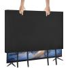 TV Cover Moving Box 70 to 75, Dust and Scratch Resistant Felt TV Screen Cover with Bottom Straps for House Moving,Storing, Painting or Home Renovation Packing Cushioning Supplies view 1