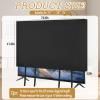 TV Cover Moving Box 70 to 75, Dust and Scratch Resistant Felt TV Screen Cover with Bottom Straps for House Moving,Storing, Painting or Home Renovation Packing Cushioning Supplies view 2