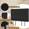TV Cover Moving Box 70 to 75, Dust and Scratch Resistant Felt TV Screen Cover with Bottom Straps for House Moving,Storing, Painting or Home Renovation Packing Cushioning Supplies view 3