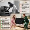TV Cover Moving Box 70 to 75, Dust and Scratch Resistant Felt TV Screen Cover with Bottom Straps for House Moving,Storing, Painting or Home Renovation Packing Cushioning Supplies view 4