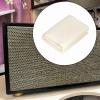 AsrMyjcx Speaker Mesh Grill Cloth,Stereo Box 145cmx50cm/57.09inchx19.69inch Sturdy Replacement Speaker for Media Cabinet, Milky view 2