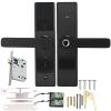 Fingerprint, Key Card, and Password Lock - Electronic Anti-Theft Door Lock for Home & Office view 1