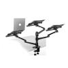 ADBWEKKF OL-3XT Aluminum Height Adjustable Desktop Triple Mount Arm for 10-17 Inch Laptop Stand(Black) view 1