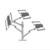 ADBWEKKF OL-3XT Aluminum Height Adjustable Desktop Triple Mount Arm for 10-17 Inch Laptop Stand(Silver) view 1