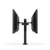 ADBWEKKF Desktop Grommet Mounting Dual Screen 13-27 Inch LCD LED Monitor Mount Holder Stand with Cable Management view 1