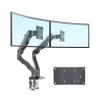 ADBWEKKF G55 Mechanical Spring 27"-45" 42" Big Double Screen Monitor Desktop Holder 360 Rotate 5-16kg Ultra Wide Screen Arc Screen USB(with Adaptor) view 1