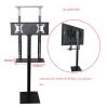 32-70 Inch LCD LED Plasma TV Mount Floor Stand Tilt Swivel Monitor Holder AD Display with DVD Holder Height Adjustable view 2