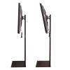 32-70 Inch LCD LED Plasma TV Mount Floor Stand Tilt Swivel Monitor Holder AD Display with DVD Holder Height Adjustable view 3