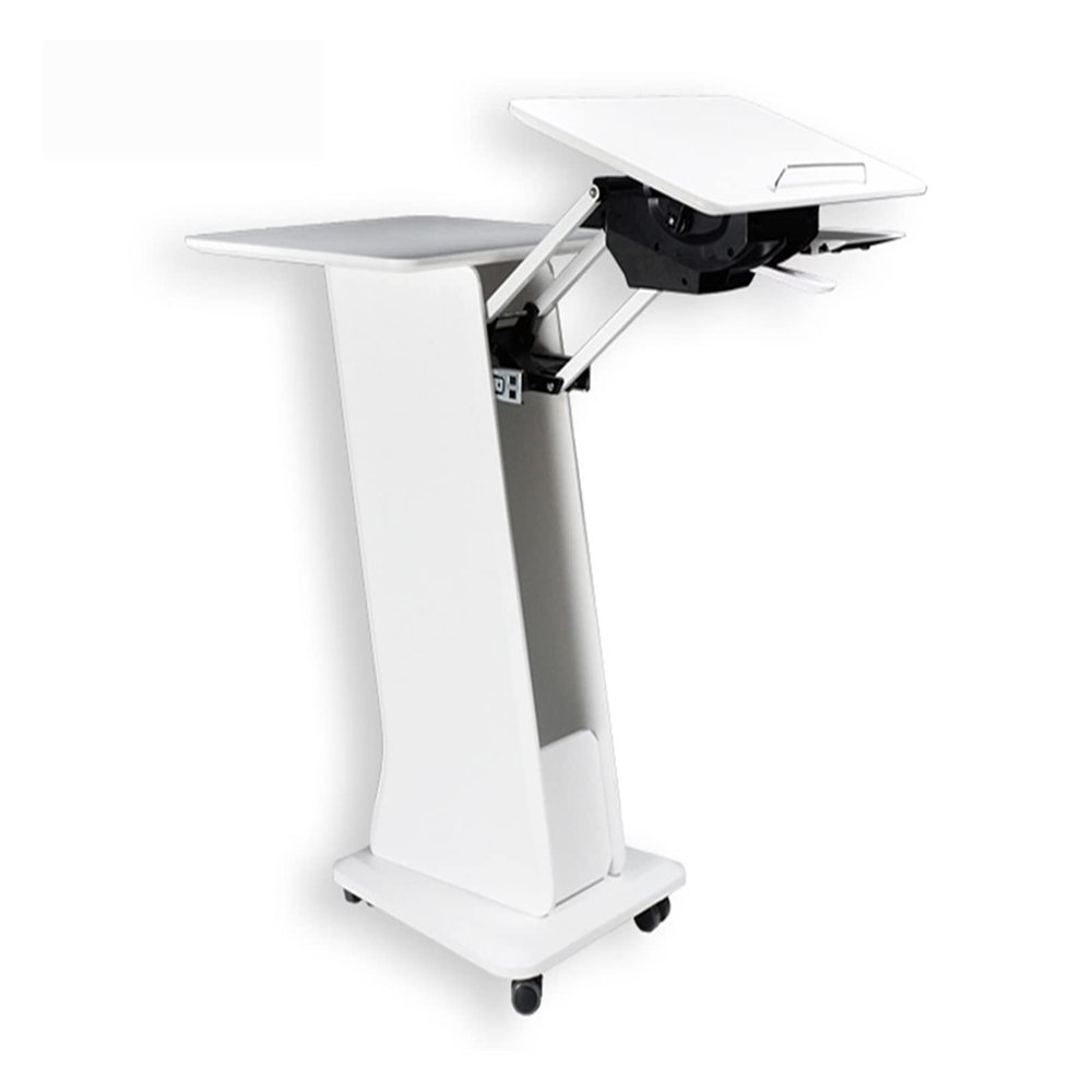 ADBWEKKF Multifunctional Moving Laptop Desk Sofa Bedside Tablet PC Stand Lazy Lift Long Arm Mobile Computer Notebook Table