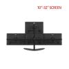 ADBWEKKF DL-HM104 Desktop Stand Full Motion 360 Four Monitor Holder 10"-24" LCD Monitor Mount Arm Loading 9.9kgs Big Base Stand(DL-HM104) view 3