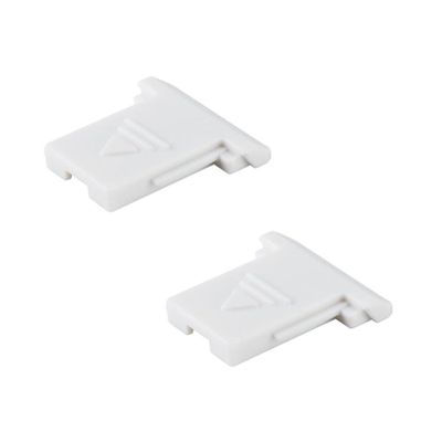 JJC 2 Pack Hot Shoe Cover for Canon EOS R RP 5DM4 5DM3 6DM2 80D 70D 9000D Kiss X10 X9i X9 X90 White VJJC-HC-CWH-2
