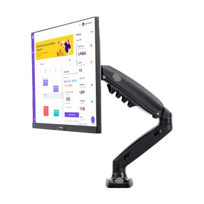 ADBWEKKF F80 + 2XUSB3.0 Desktop Gas Spring 17-30" LCD LED Monitor Holder Mount Arm Full Motion Display Stand Loading 2-9 Kgs(2019 F80 W 2XUSB2.0)