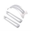 ADBWEKKF HY02 Aluminum Space-Saving Laptop Vertical Stand Desktop Erected Holder for MacBook Pro Air Retina 3pcs Silica Gel Pad Available(Silver) view 1