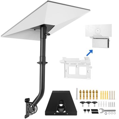 Starlink Gen 3 Mount, Adjustable Starlink Gen 3 Pole Adapter with 2-in-1 Router Mount, 28.3in Starlink Mounting Kit, Wall/ Roof/ Eaves Installation, 360 Rotatable All Metal