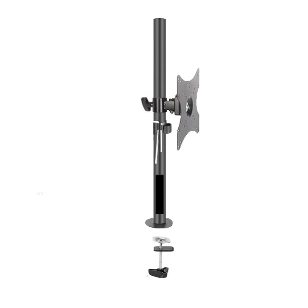ADBWEKKF 800mm DL-T600-180 Desktop Stand Full Motion 360 Degree Steel Monitor Holder 10"-32" Clamp Base Monitor Mount Arm Load 20kg(with Grommet Base)