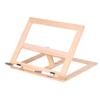 GANAZONO 1Pc Portable Folding Book Reading Stand Bracket for Comfortable Reading Multipurpose Wooden Holder for Tablets Textbooks and Cookbooks and Easy to Operate view 1