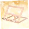 GANAZONO 1Pc Portable Folding Book Reading Stand Bracket for Comfortable Reading Multipurpose Wooden Holder for Tablets Textbooks and Cookbooks and Easy to Operate view 3