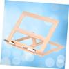 GANAZONO 1Pc Portable Folding Book Reading Stand Bracket for Comfortable Reading Multipurpose Wooden Holder for Tablets Textbooks and Cookbooks and Easy to Operate view 4