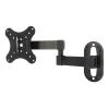2PCS 10KG Adjustable 14-27 Inch TV Wall Mount Bracket Flat Panel TV Frame Support 15 Degrees for LCD LED Monitor Flat Pan(1 Piece) view 1