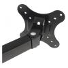 2PCS 10KG Adjustable 14-27 Inch TV Wall Mount Bracket Flat Panel TV Frame Support 15 Degrees for LCD LED Monitor Flat Pan(1 Piece) view 4