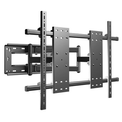 WANDEMEI Heavy Duty TV Wall Mount Full Motion, Suitable for 50-120 Inch Large TVs, Adjustable TV Wall Mount with Swivel Extend Tilt and Leveling, Holds up to 198 LBS and Max VESA 900x600mm