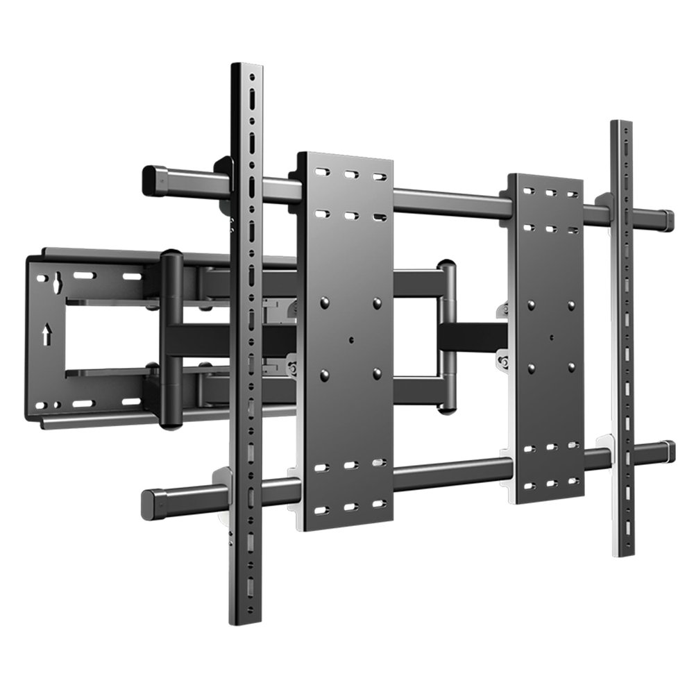 WANDEMEI Heavy Duty TV Wall Mount Full Motion, Suitable for 50-120 Inch Large TVs, Adjustable TV Wall Mount with Swivel Extend Tilt and Leveling, Holds up to 198 LBS and Max VESA 900x600mm
