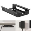 Metal Mount for Dell Docking Station Under Desk and Wall Mount for Dell UD22 WD19 WD19S WD22TB4 WD19TBS WD25 SD25 Series Dock & Power Adapter Mounting Bracket for Laptop Dock with Cable Ties view 1
