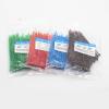OCNFZ 100Pcs/Bag Cable Ties 18 Colors 2.5mmx100mm 2.5mm*100mm Self-Locking Nylon Wire Cable Zip Ties White Black Wire Fasten Cable(Grey) view 2