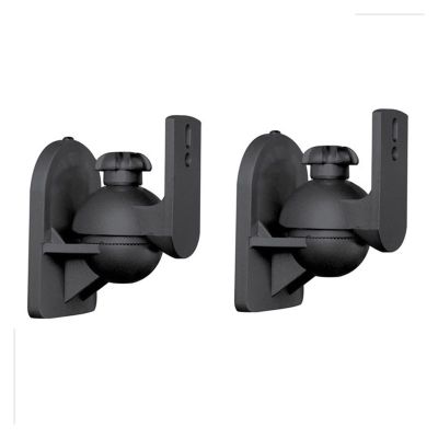 ADBWEKKF (1 Pair) SW-03A with Steel Plate 3.5kg 7.7lbs Tilt Rotate Sound Speaker Bracket Wall Holder with Knob