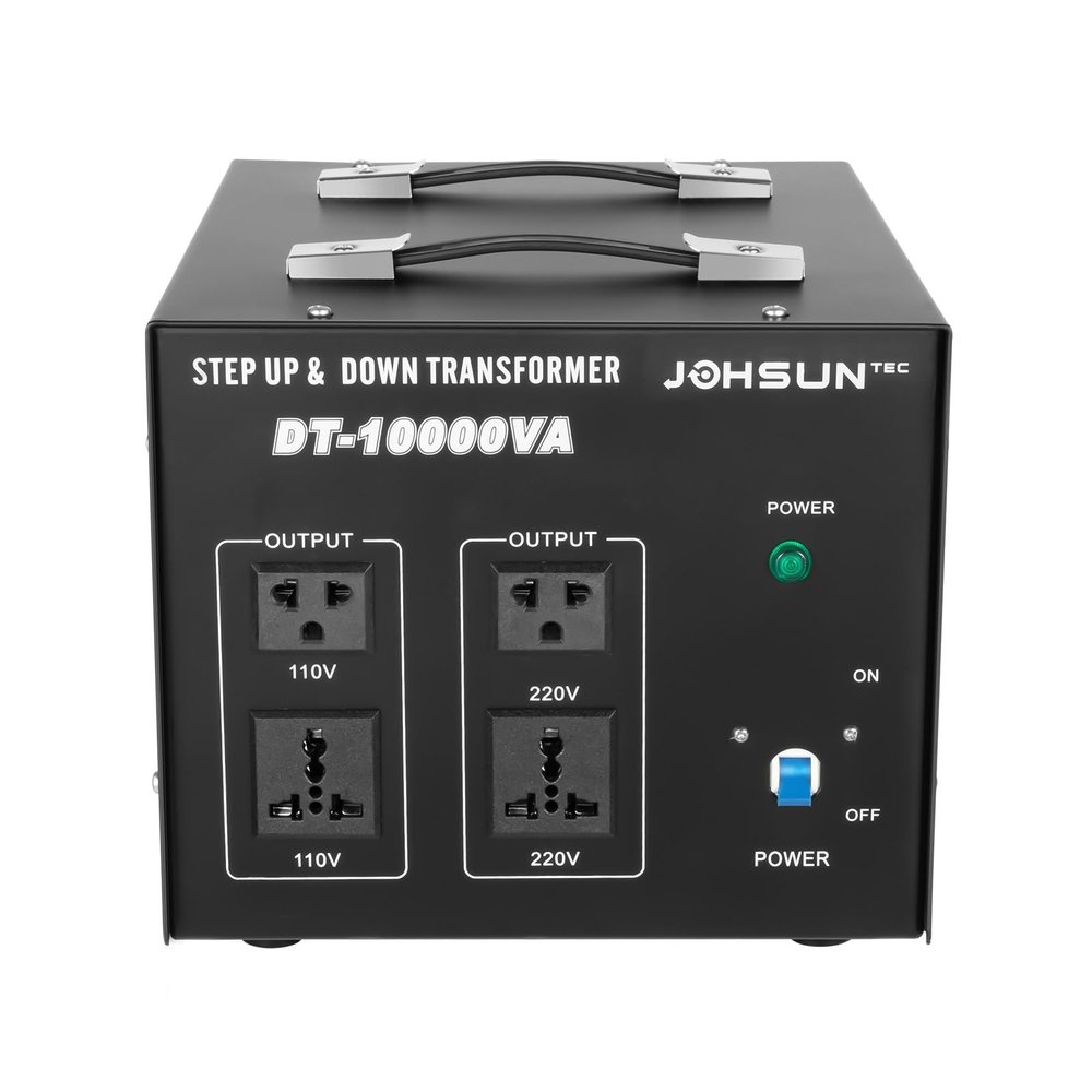 10000W Voltage Power Converter, 110V-220V Dual-Direction Power Converter Auto Transformer with Overload Protection for Most Household Appliances