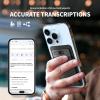 AI Voice Recorder, Transcribed and Summarized Via ChatGPT, Controlled by an APP Application, Supports 112 Languages, Has A Recording Time of 30 Hours, and Comes with 64GB of Memory - (1 Pcs) view 4