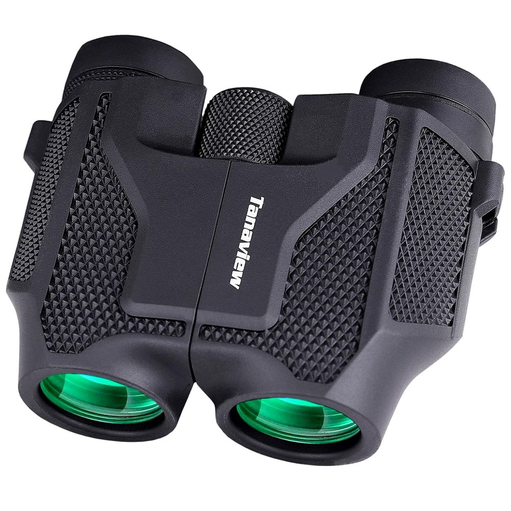 Binocular with Travel case,12x25 Compact Binocular for Adult, Kids - Long Distance View - Hunting, Waterproof Birdwatching, Camping, Sporting