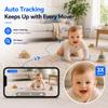 GUOANVISION 3MP Indoor Security Camera for Baby Monitor,5G/2.4G, 2Pack view 3