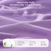 MUSICOZY 3D Bluetooth Sleep Mask with Headphones and Timer, Wireless Sleep Headphones for Side Sleepers, Eye Mask with Bluetooth Headphone, Unique Gifts for Men Women, Purple view 4