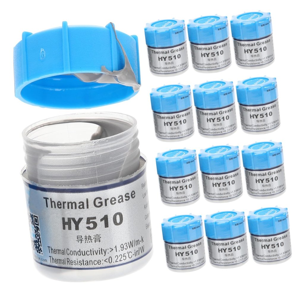 CIYODO 15pcs Thermal Paste High Performance Thermal Interface Material for CPU Gpu Non-Conductive Long-Lasting Grease Operating Range for Desktop Laptop Cooling
