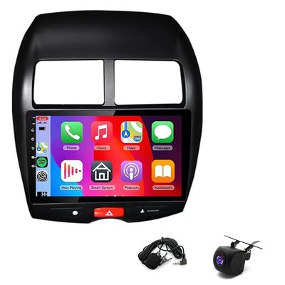10" Android 14 Car Stereo Radio for Mitsubishi ASX 2010-2017 with Wireless Carplay Android Auto Mitsubishi ASX Head Unit 2010-2017 Radio Bluetooth GPS Navigation FM/RDS Radio SWC 2+32G