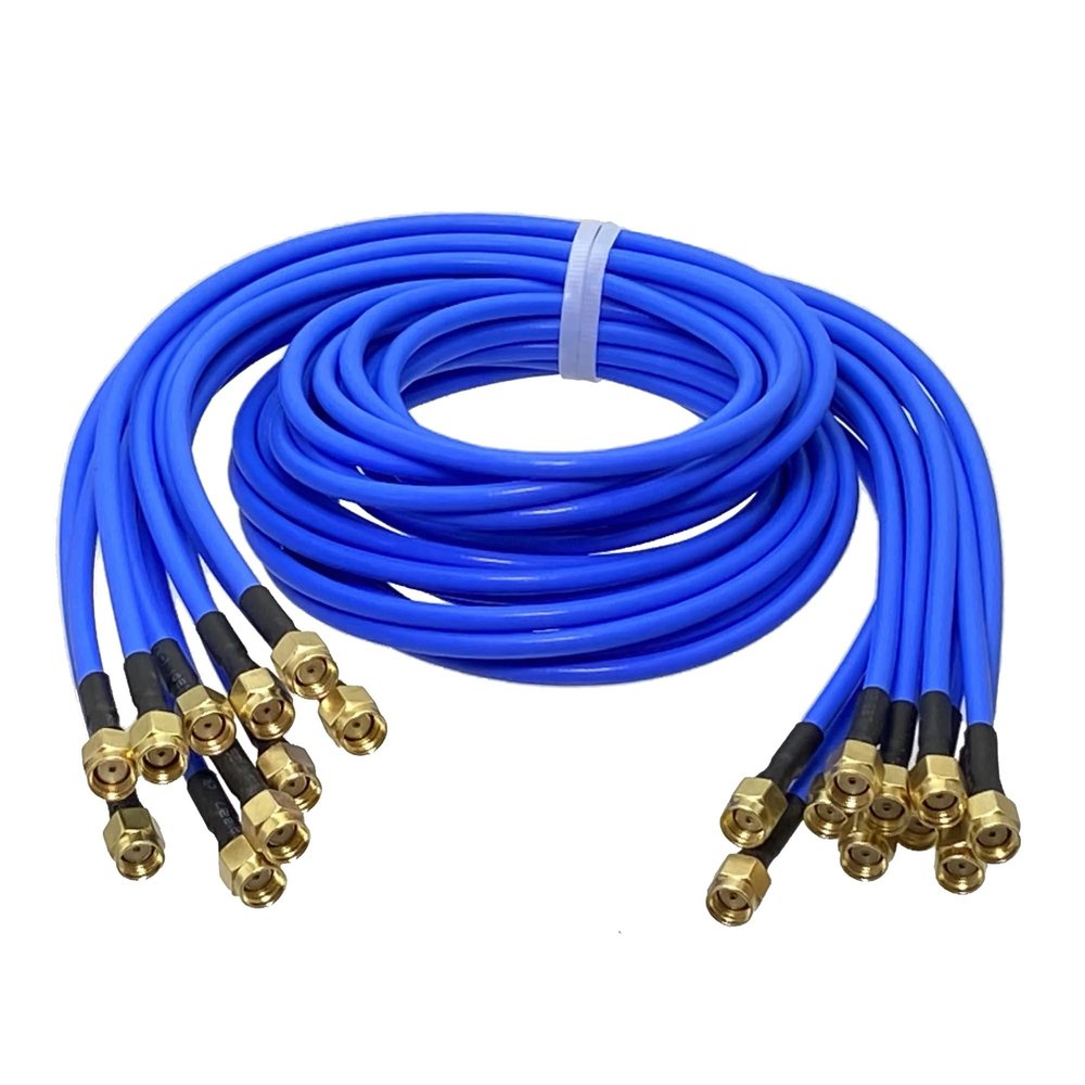 Ktann WiFi Antenna Extension Cable 8pcs RP SMA Male Jack to RG402 0.141" Cable Flexible Pigtail RF Connector for Wireless Network Card Adapter