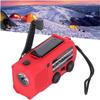 Weather Radio Emergency Solar Hand Crank Radio AM/FM/for Home and Outdoor Emergency, SOS Alarm, Flashlight, Reading Lamp, USB Charge(Blue) view 2