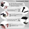 Biometric Fingerprint Door Lock, Keyless Entry Handle with Touchscreen and Keypad, Smart Lock for Office, Bedroom, and Apartment view 3