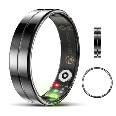 Emerhome Upgrade Smart Health Ring for Women Men,Waterproof Fitness Ring, Fitness Tracker for Activity Monitoring,Sleep Tracker, No Subscription Fee (Black, 10)