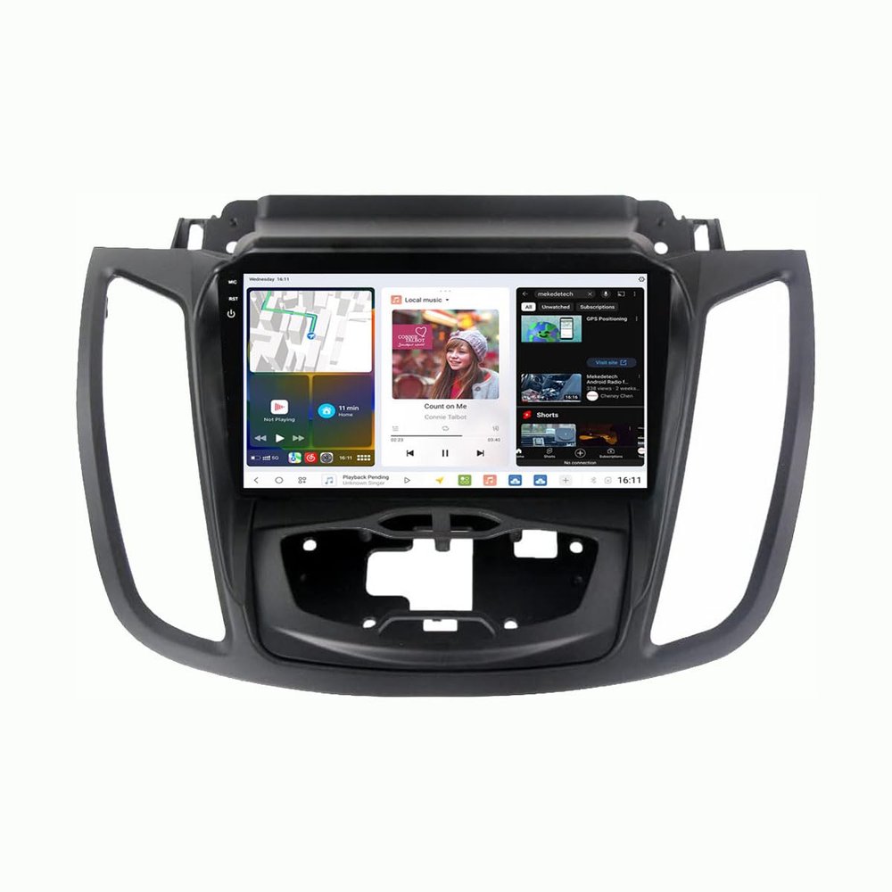 DUDUAUTO DUDU3 for Ford Escape 2012-2019 Radio Update Car Stereo Replacement 9.5-Inches Touch Screen Carplay & Android Auto Head Unit with L1,B1,E1 GPS Navigation 8-Core 4GB+ 64GB