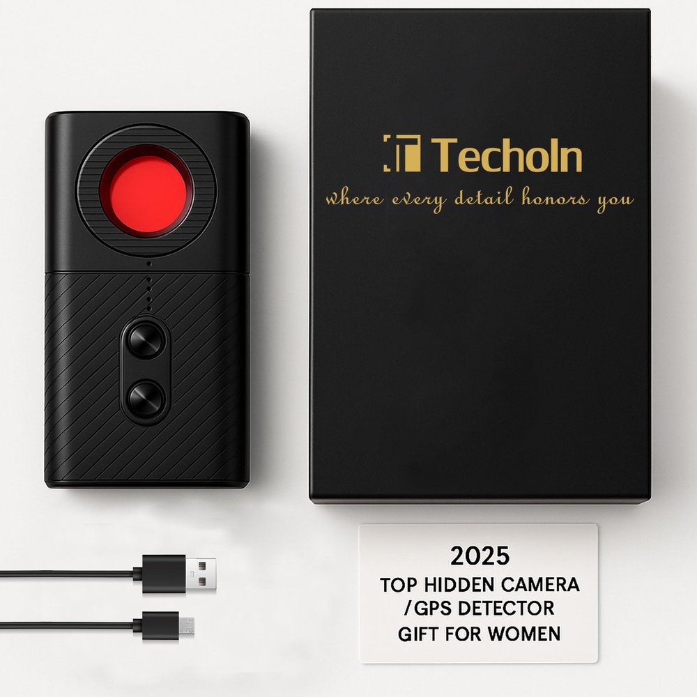 Hidden Camera Detectors for Travel - One-Touch Operation | GPS Tracker Detector | Spy Camera Finder | Hidden Bug and Camera Detector - for Hotel, Vacation Rental - Ideal for Solo Travel