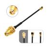 Ktann WiFi Antenna Extension Cable 8pcs IPX to SMA Connector Cable Female Coax Pigtail Cable 1.13MM RP-SMA 5cm for Wireless Network Card Adapter view 2