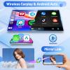 Inefala 4G 64G for Dodge Caliber 2010-2012 Radio Screen CarPlay Android 15 IPS 9" Touchscreen Car Stereo Android Auto Backup Camera Bluetooth 5.0 GPS FM RDS EQ 13UI view 3