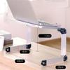 3FLQOOPP Aluminum Alloy Laptop Portable Foldable Adjustable Laptop Desk Computer Table Stand Tray Lap PC Folding Desk Table (Color : A Size : 48 * 26 * 4cm) view 2